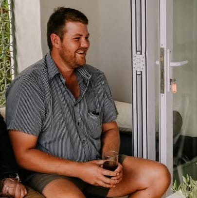 Stephan du Plessis op troudag